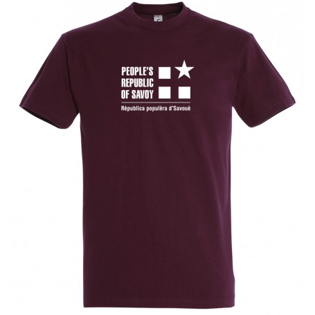 People's republic of Savoy republica savouè tee shirt